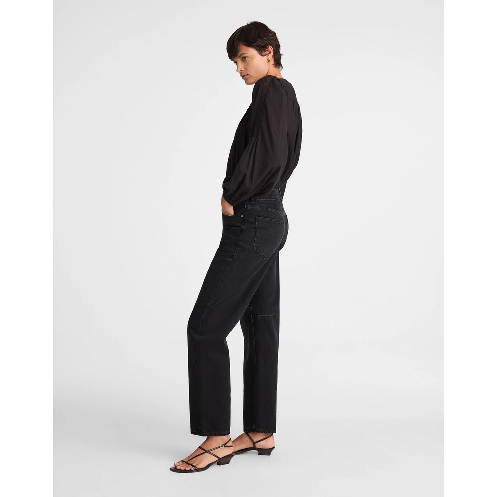 NWT Madewell The Darted Barrel-Leg Jean - Size 23 - MSRP $148 - Picture 5 of 9